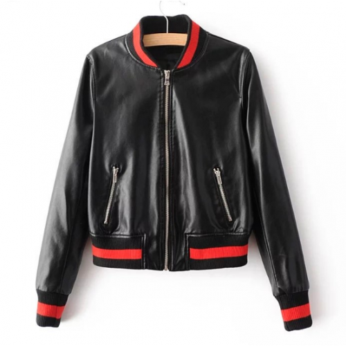 BYDI Jaqueta Bomber de Couro Cores